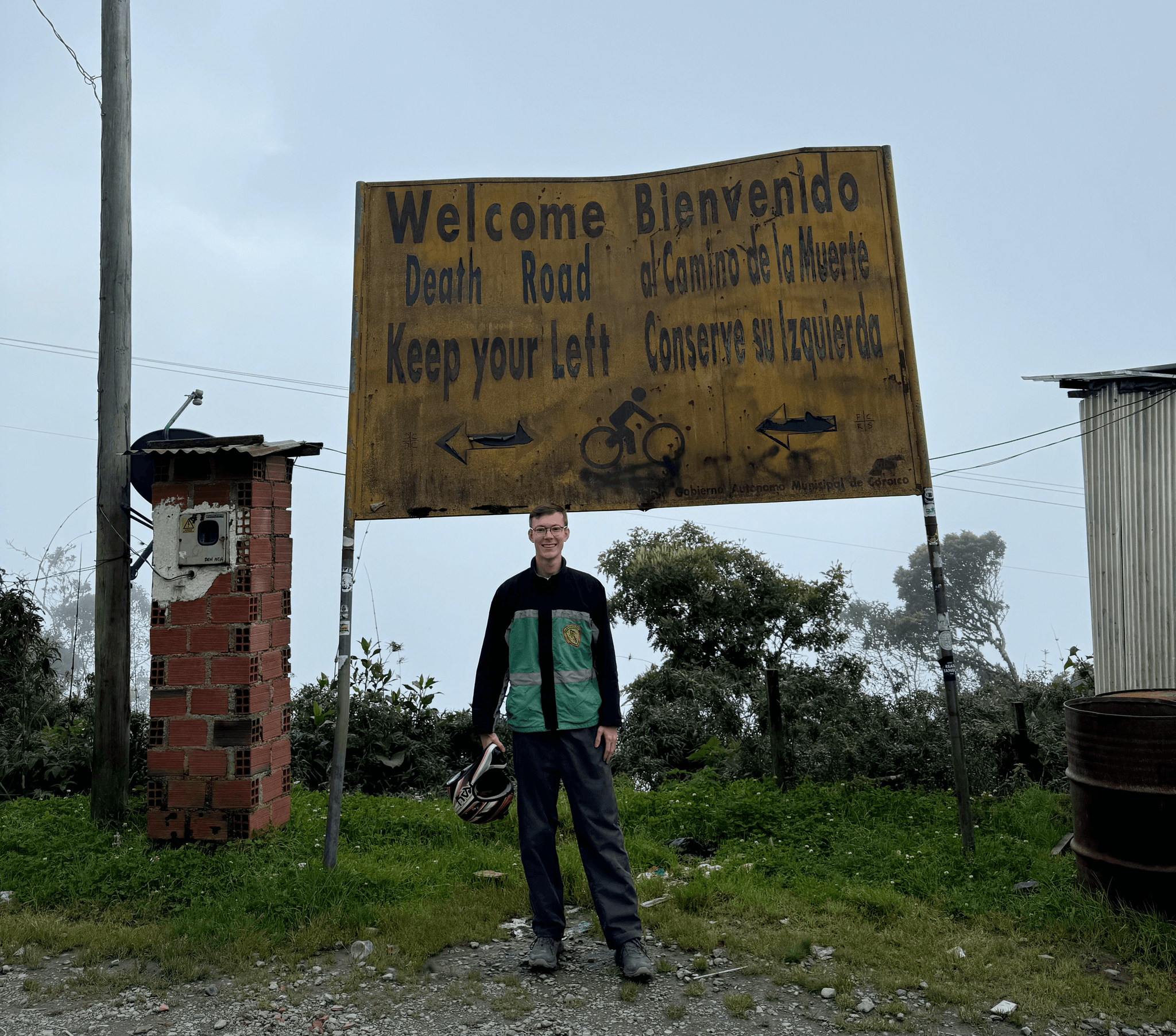 Death road sign