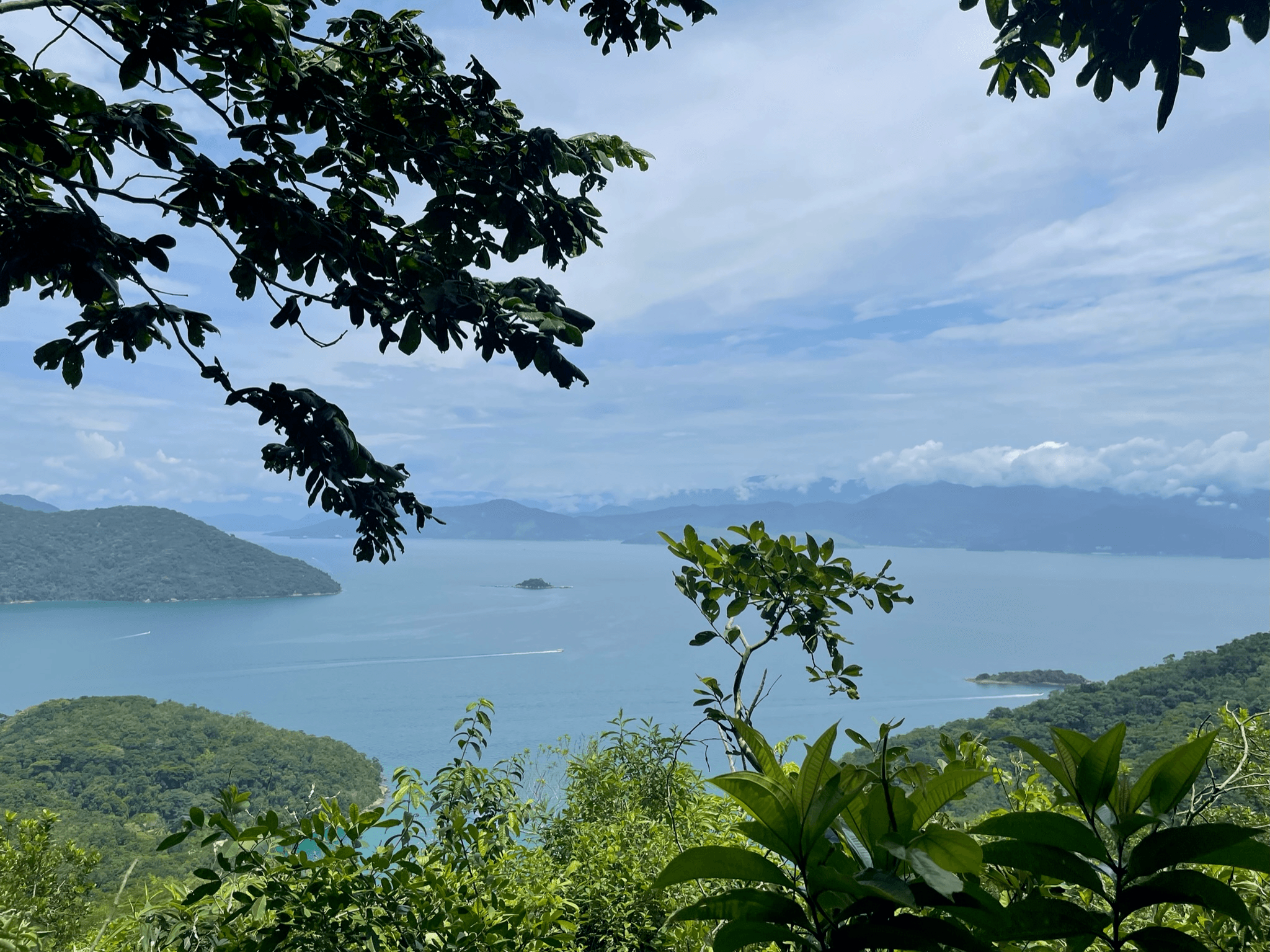 View on the hike