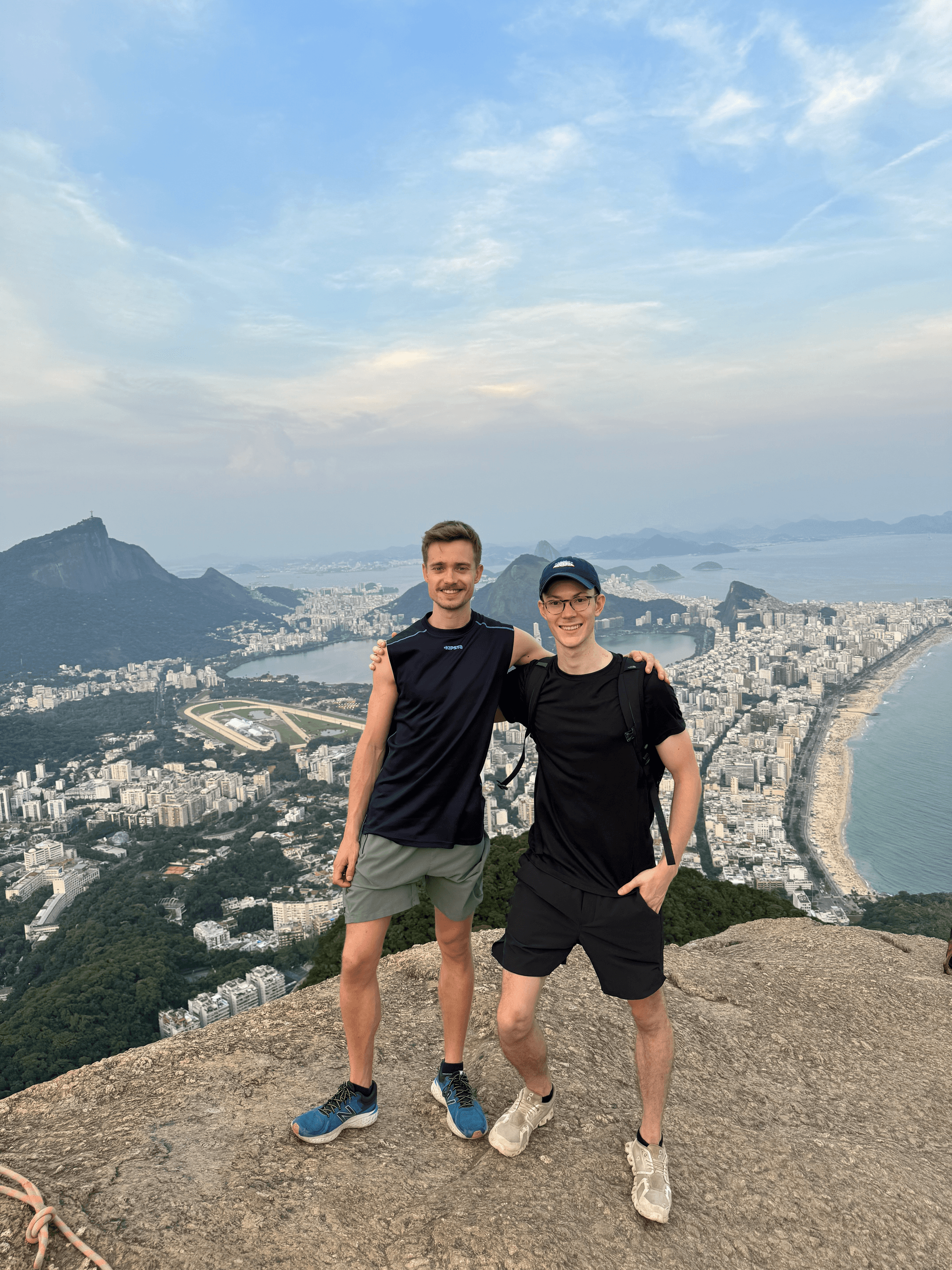 View at the top of favela hike