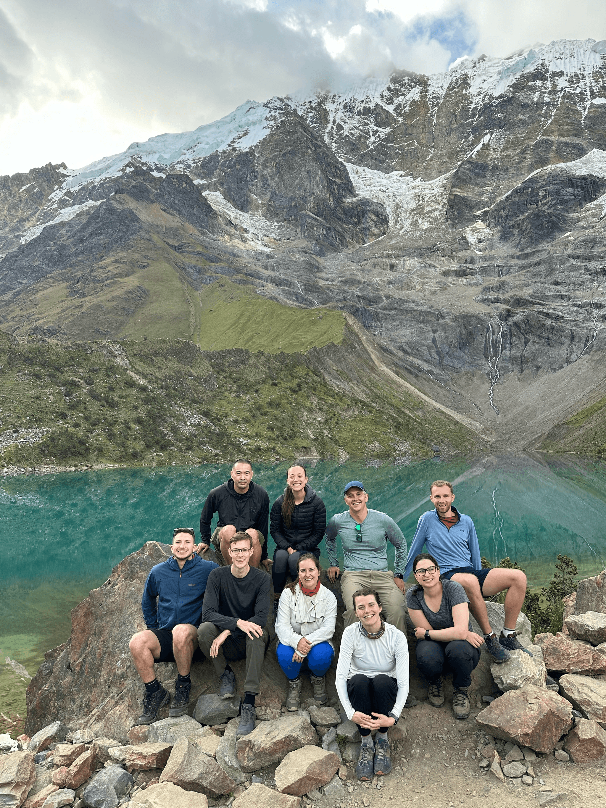 Group at Humantay Mountain